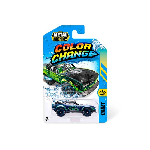 Coche Color Change Metal Machines Pack 1 Vehiculo +4 años