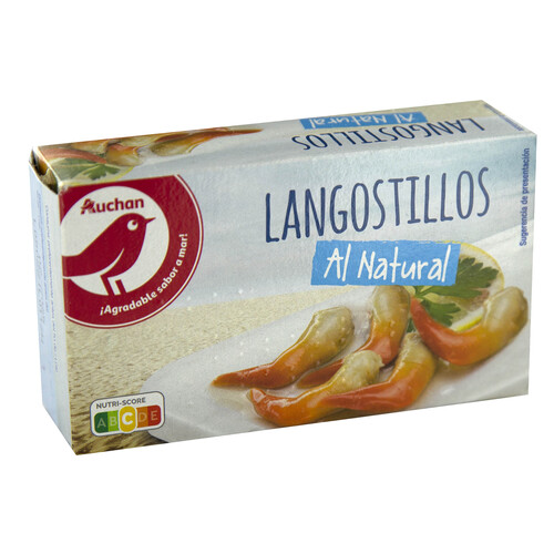 PRODUCTO ALCAMPO Langostillos al natural lata de 45 g.