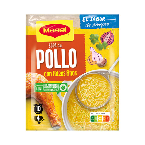 MAGGI Sopa de pollo con fideos finos sobre de 82 g.