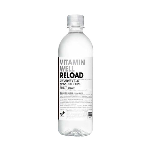 VITAMIN WELL RELOAD Agua vitaminada botella de 50 cl.