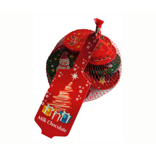 PRODUCTO ALCAMPO Red monedas de navidad glossy 72 g.