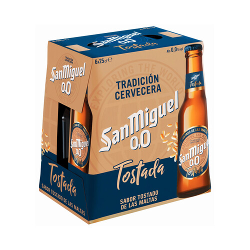 SAN MIGUEL Cerveza 0.0 % tostado 