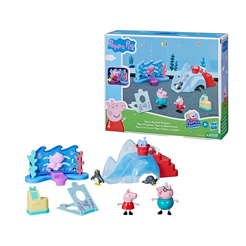 Playset educativo Peppa Pig Everyday Aquarium Adventure, +3 años.