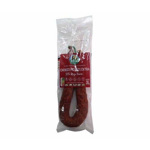 ALCAMPO CULTIVAMOS LO BUENO  Sarta de chorizo picante de categoría extra (50% raza Duroc)  280 g.