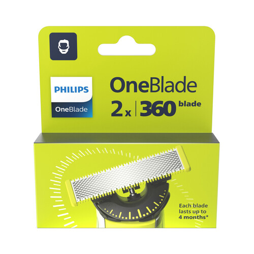 PHILIPS Oneblade 360 Cuchillas de afetiar 2 uds.