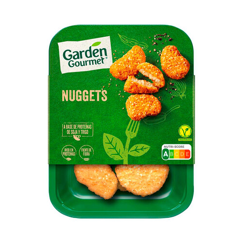 GARDEN GOURMET Nuggets vegetarianos a base de sésamo, proteína de soja y trigo GARDEN GOURMET 200 g.