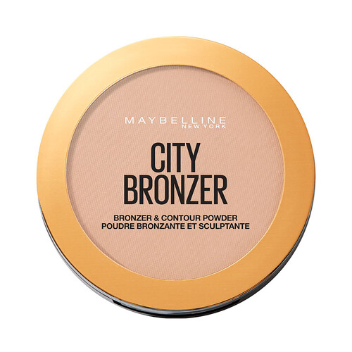 MAYBELLINE City bronzer  tono 250 Medium warm Maquillaje en polvo ,con acción bronceadora y acabado mate.