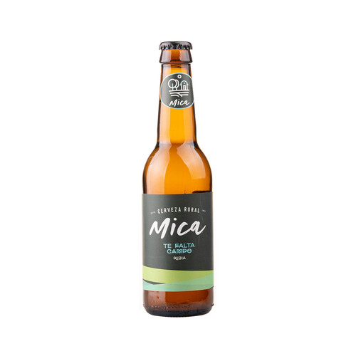 MICA Cerveza rubia 33 cl.