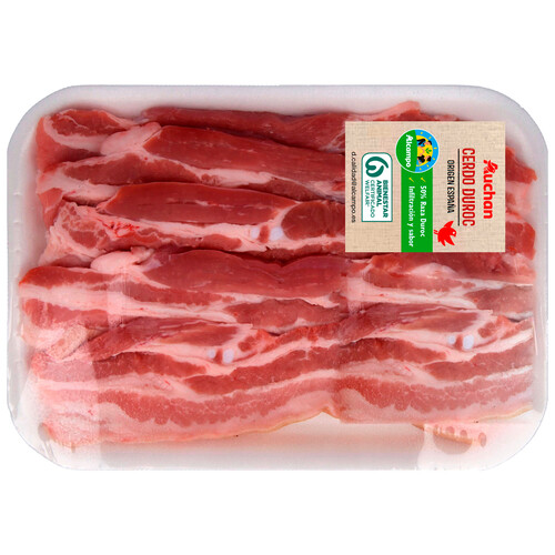 ALCAMPO CULTIVAMOS LO BUENO Filetes de panceta de cerdo raza Duroc