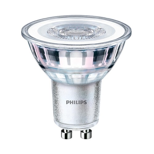 Bombilla Led GU10, 3,5W=35W, luz neutra 4000K, 275lm, PHILIPS.