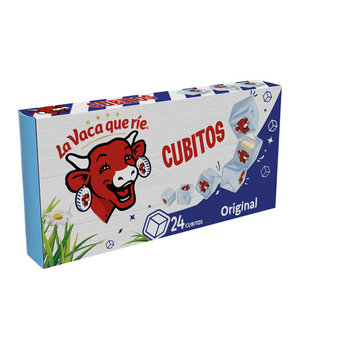 LA VACA QUE RÍE Queso fundido en porciones LA VACA QUE RÍE CUBITOS 24 uds. 125 g.