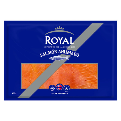 ROYAL Salmón ahumado 180 g.