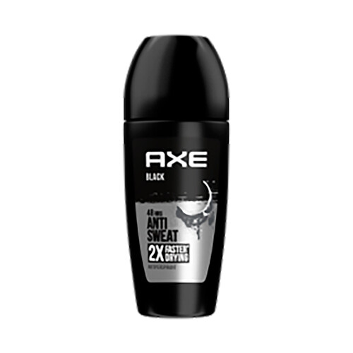 AXE Black Desodorante roll on para hombre con protección anti transpirante hasta 48 horas 50 ml.