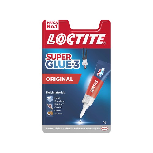 Pegamento instantáneo LOCTITE Super Glue 3 Original, 3grs.