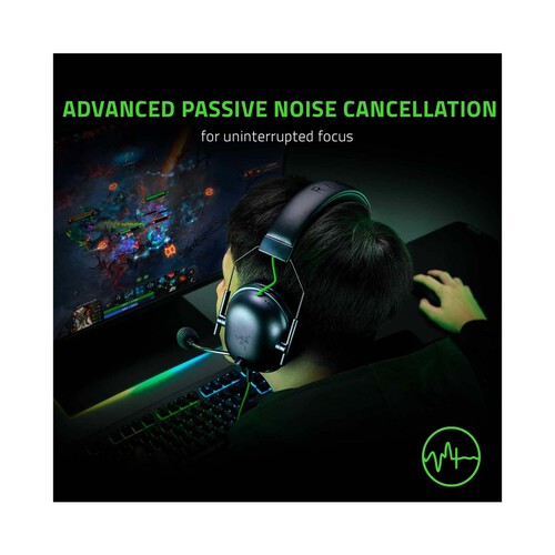 Auriculares gaming RAZER BlackShark V2 X, Sonido envolvente 7.1.