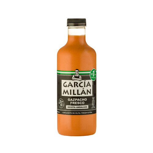 GARCÍA MILLÁN Gazpacho fresco no pasteurizado sin pan y con aceite de oliva virgen extra GARCÍA MILLÁN 1 l.