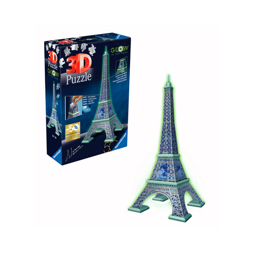 Puzzle 3D Torre Eiffel 216 piezas, +10 años, RAVENSBURGER.