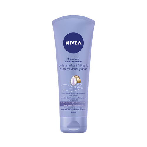 NIVEA Crema de manos y cutículas nutritiva para piel seca NIVEA 100 ml.