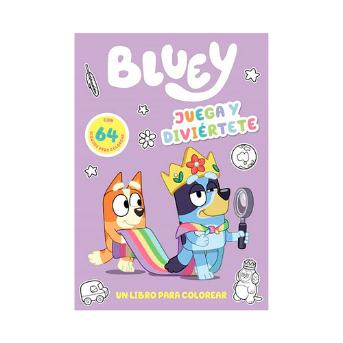 Bluey, juega y diviértete. Un libro para colorear, PENGUIN BOOKS.