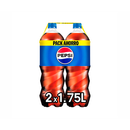 PEPSI Refresco de cola pack 2 x 1,75 l