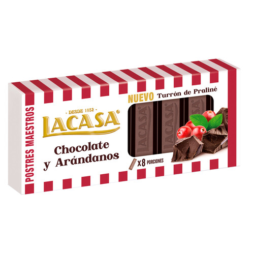 LACASA Turrón praliné arándanos 225 g.