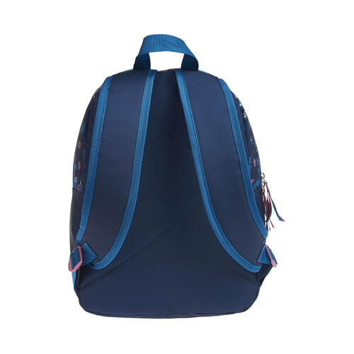 Mochila de 38cm, FROZEN, 2 compartimentos, color azul, ALCAMPO.