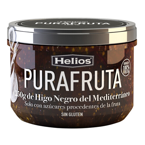 HELIOS Fruta para untar de higo negro del mediterráneo HELIOS PURAFRUTA250 g.