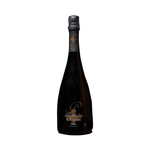 PARTICULAR Blanc de noir Cava brut nature botella de 75 cl.