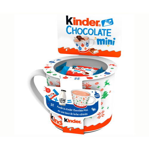 KINDER Barrita chocolate con taza kinder 102 g 