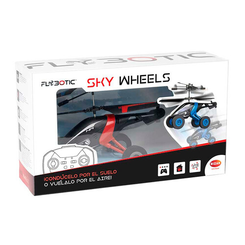 Helicóptero Sky Wheels radio control, +10 años, BIZAK.