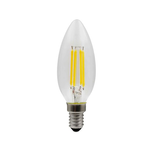 Bombilla Led E14, 4,2W=40W, luz cálida, 470lm, PRODUCTO ALCAMPO.