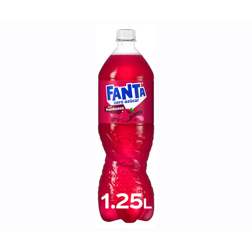 FANTA Refresco de frambuesa zero 1,25 l