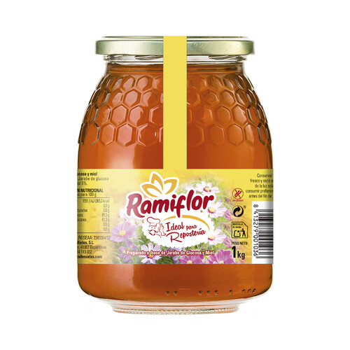 RAMIFLOR Endulzante con miel, ideal para repostería 1 kg.