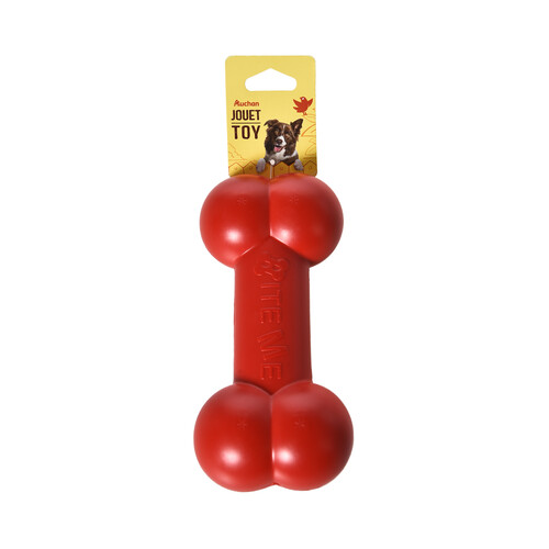 PRODUCTO ALCAMPO Juguete para perros con forma de hueso de 20 cm.