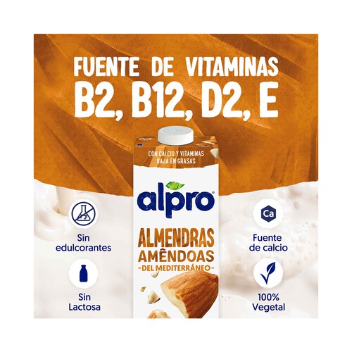 ALPRO Bebida de almendras mediterráneas 100% vegetal  1 l.