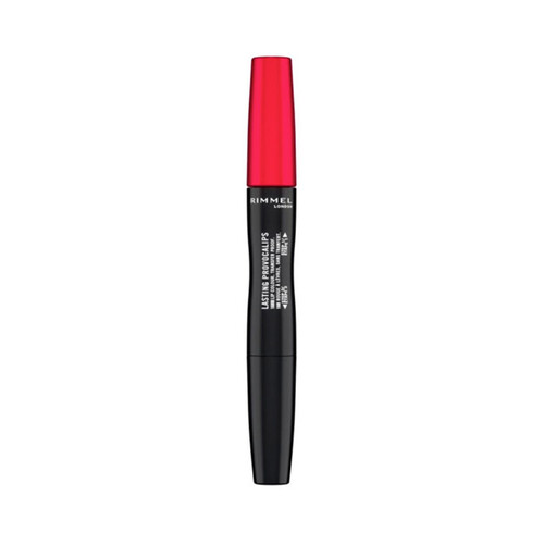 RIMMEL Lasting provocalips ,tono 500 Kiss the town red Barra de labios líquida de larga duración y alta pigmentación.