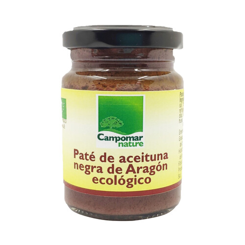 CAMPOMAR NATURE Paté de aceituna negra de Aragón ecológico 100 g.