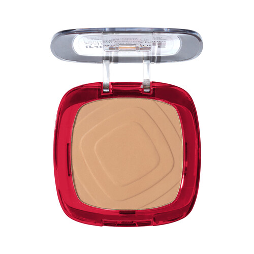 L´ORÉAL PARIS Infaillible 24h fresh wear Tono 140 Golden Beige Fondo de maquillaje en polvo con acabado mate sedoso.