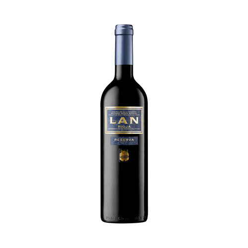 LAN  Vino tinto reserva con D.O. Ca. Rioja botella 75 cl.