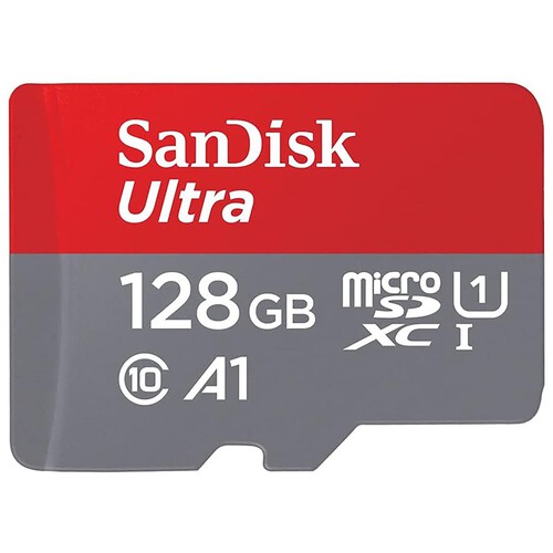 Tarjeta de memoria SANDISK ULTRA SDSQUAB MicroSDXC 128GB.