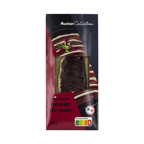 PRODUCTO ALCAMPO Collection Jamón de pato de origen francés cortado en finas lonchas 60 g.