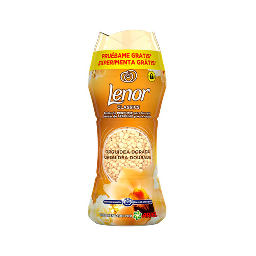 LENOR Classics Perlas de perfume para la ropa con olor a orquídea dorada 