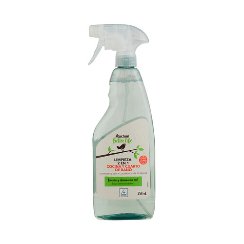 PRODUCTO ALCAMPO Limpiador 2 en 2 cocina y baño medio ambiente 750 ml.