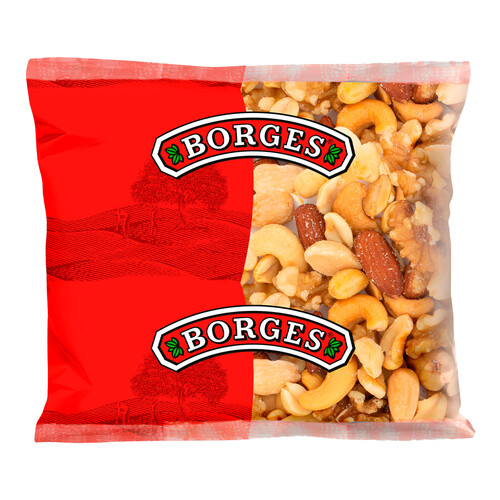 BORGES Cocktail frutos secos nobles fritos con sal borges 500 g.