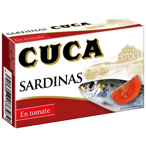 CUCA Sardinas en salsa de tomate 80 g.