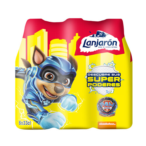 LANJARÓN Agua mineral sport infantil pack de 6 uds. x 33 cl.