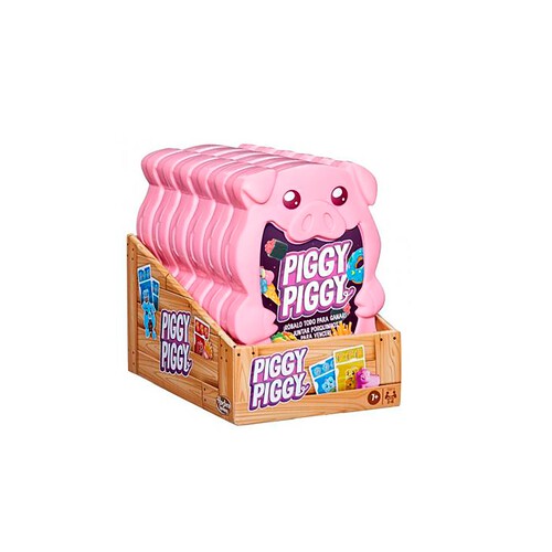 Juego de cartas Piggy Piggy, de 2-6 jugadores, +7 años, HASBRO.