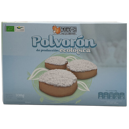 E. MORENO Polvorones ecológicos 330 g.