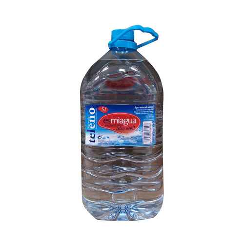 Bezoya agua de mineralización débil garrafa 5 litros