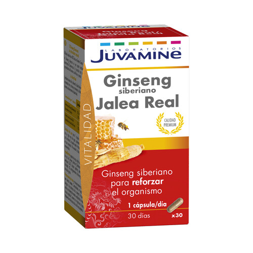 JUVAMINE Complemento Nutricional a base de ginseng y jalea real  30 comprimidos